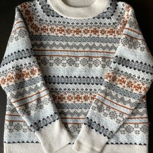 Treasure & Bond Fair Isle Crewneck Sweater